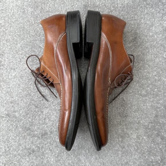 Cole Haan Shoes Mens Size 9.5 Brown Oxford Dress Air Apron Toe Leather main image 14